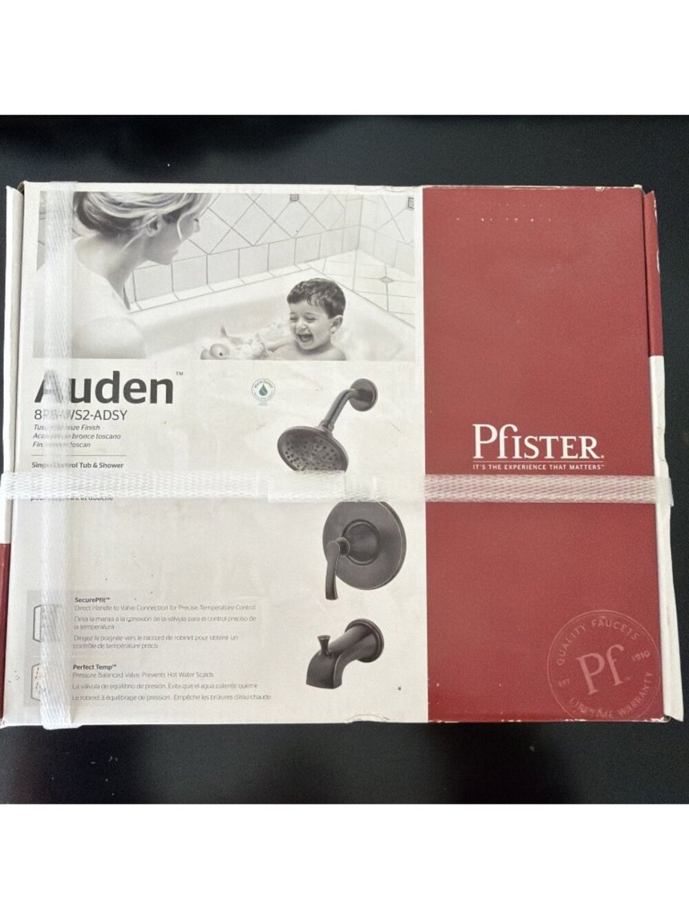 PFISTER AUDEN TUSCAN BRONZE FINISH SINGLE CONTROL TUB & SHOWER 8P8-WS2-ADSY NEW!